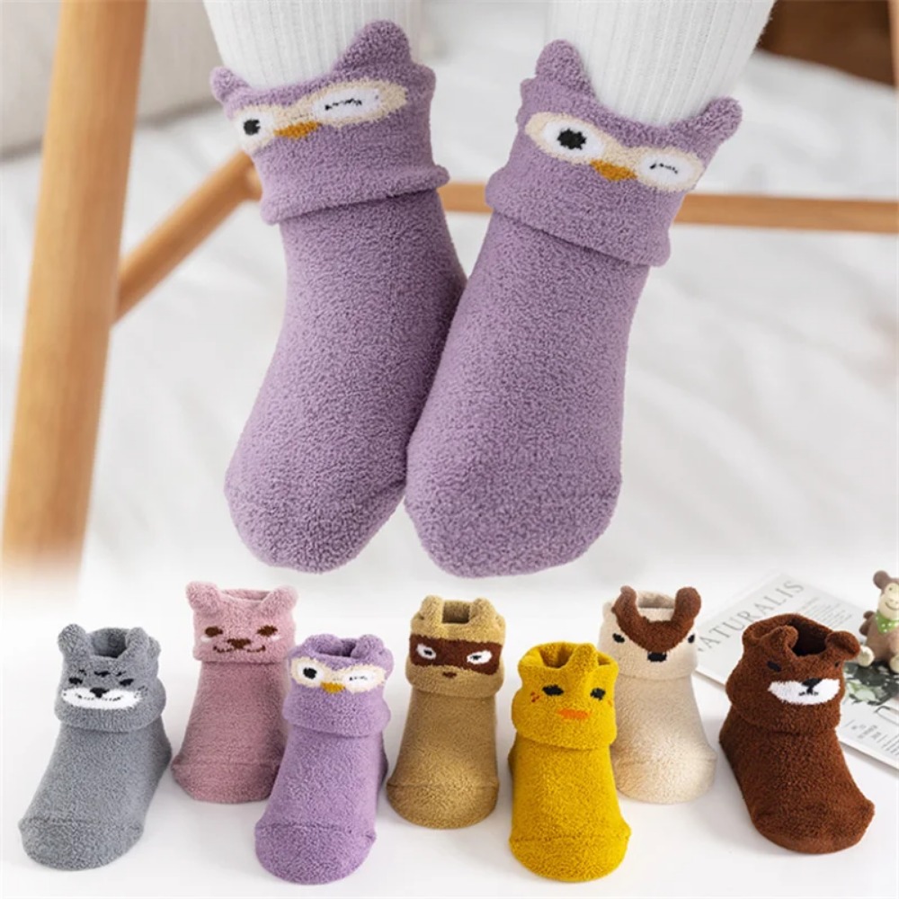 Unisex Baby Socks Non Slip - 1 шт. серые силиконовые нескользящие детские