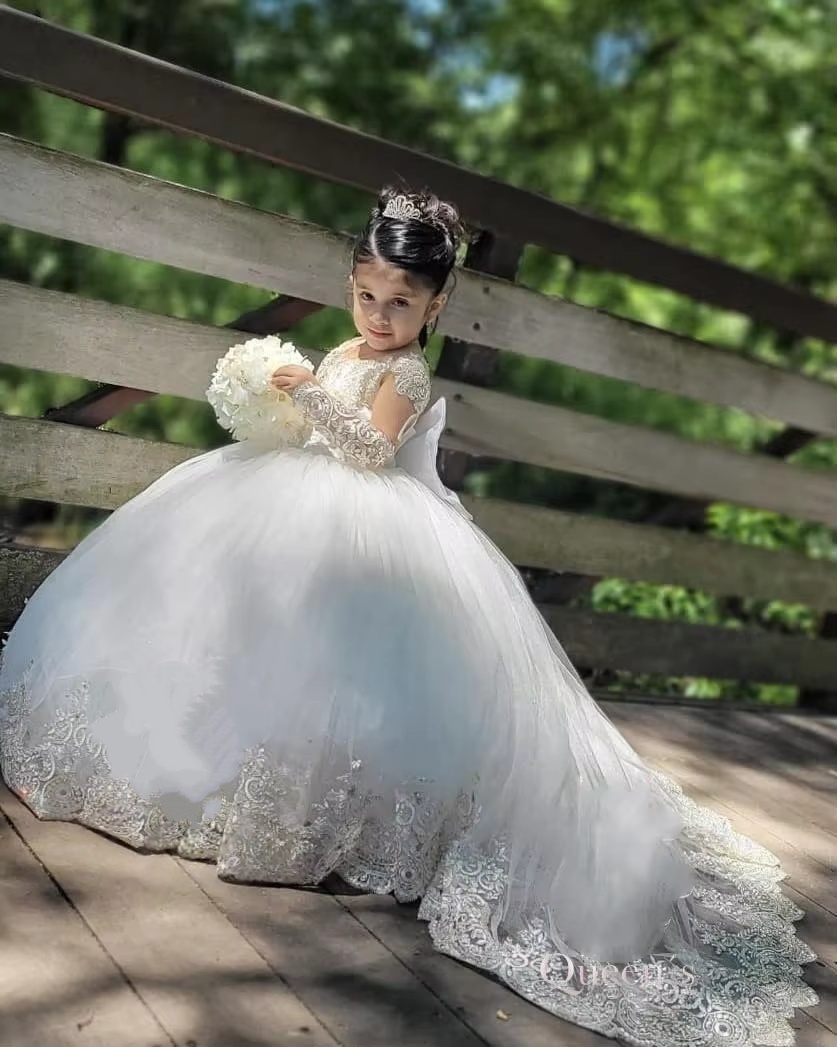 Toddler Girl Tulle Party Dress - JDY платье принцессы с цветочным узором