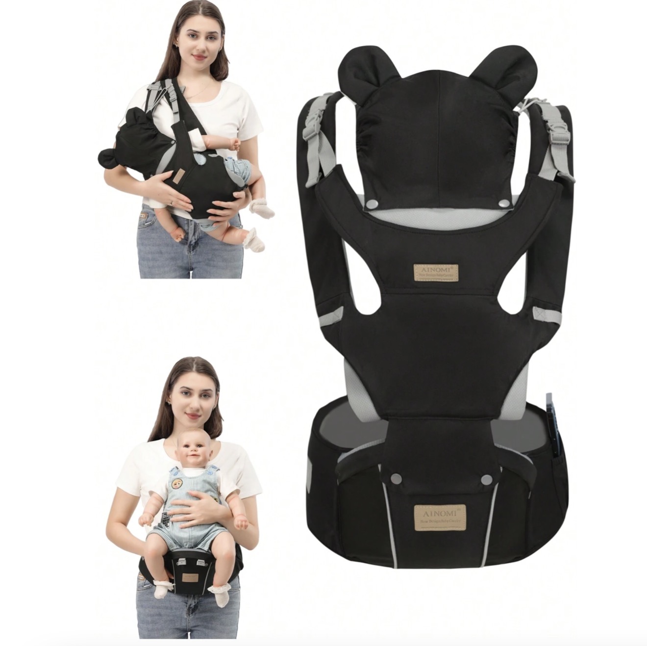 Детская переноска-кенгуру 6-в- – обзор и цена Ergonomic Baby Carrier Newborn To Toddler