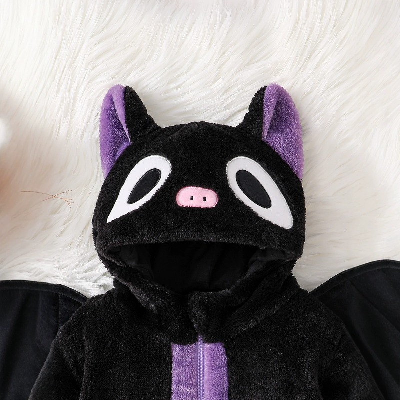 Черно-фиолетовый комбинезон-ро – обзор и цена Cotton Baby Onesies Zipper