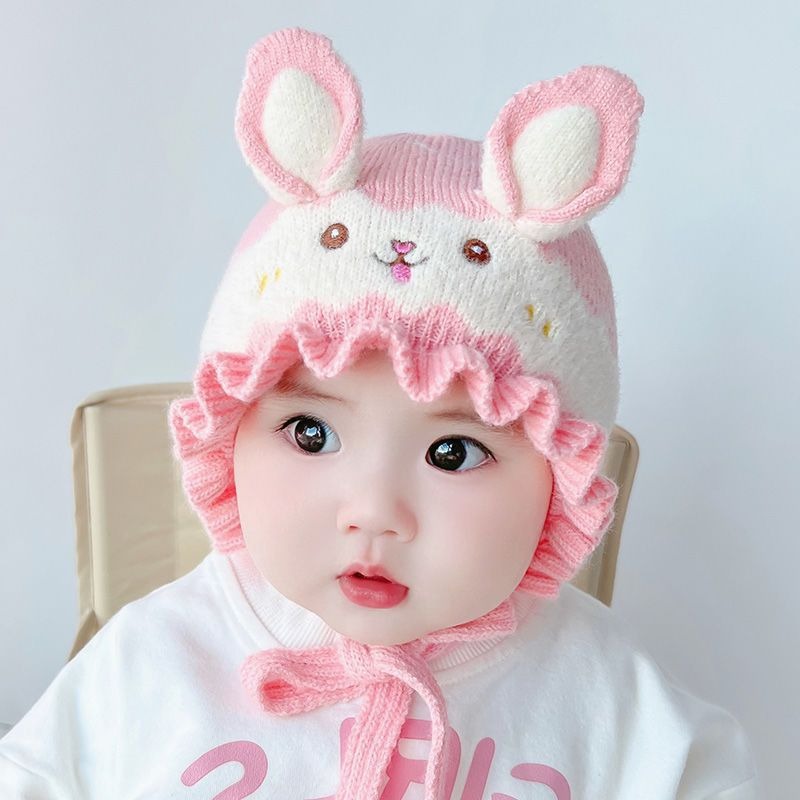 Теплая вязаная детская шапка,  – обзор и цена Infant Beanie Hat With Ears
