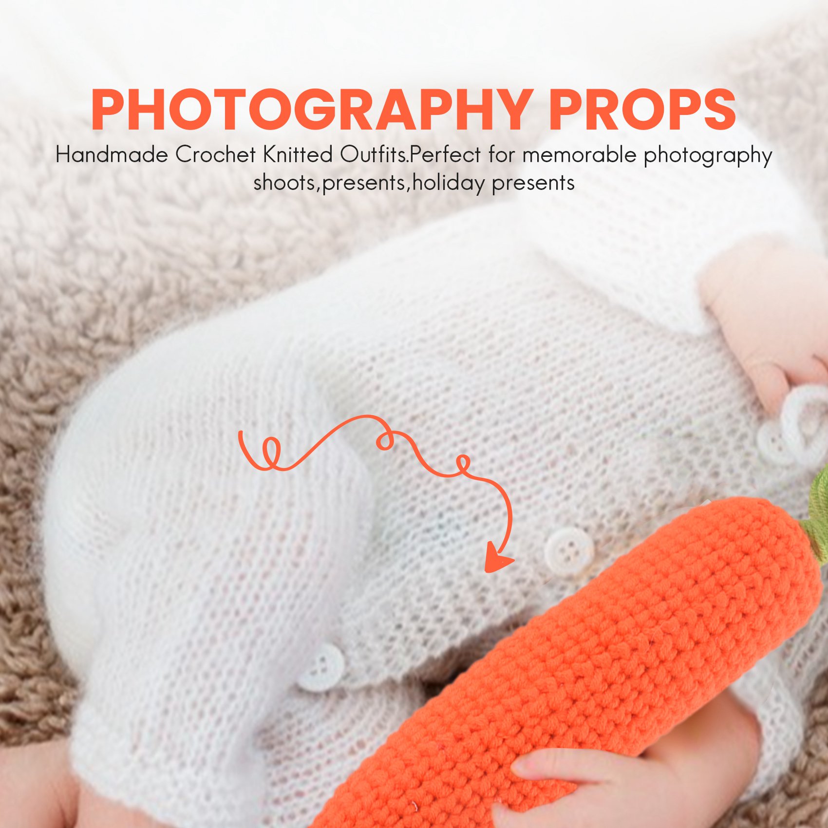 ABJA-Реквизит для фотосъемки н – обзор и цена Infant Photography Props Outfit