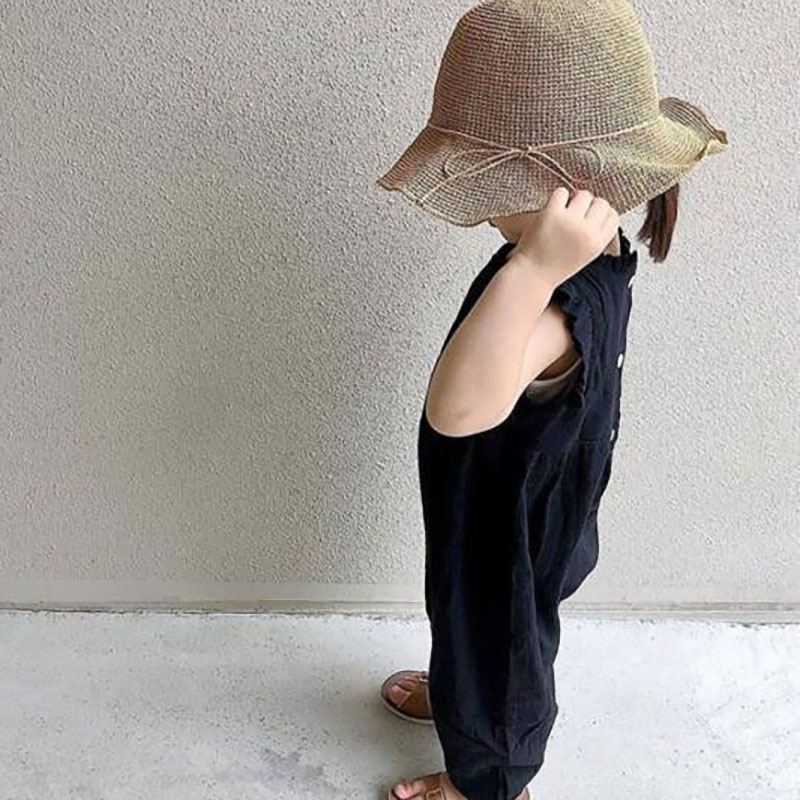 Новые летние комбинезоны для м – обзор и цена Baby Summer Linen Sleeveless Jumpsuit