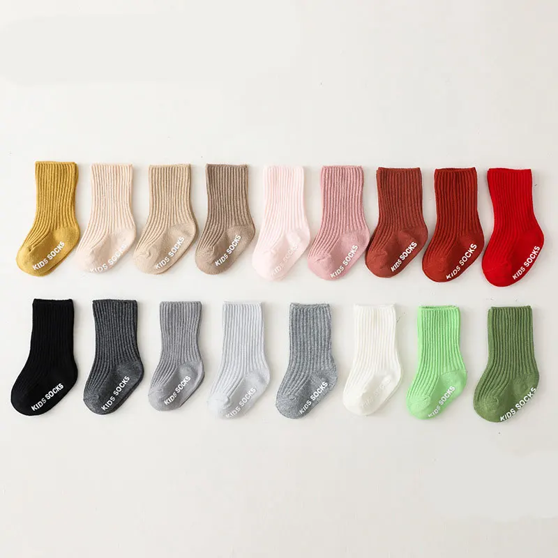 Осенне-зимние однотонные белые – обзор и цена Unisex Baby Socks Non Slip