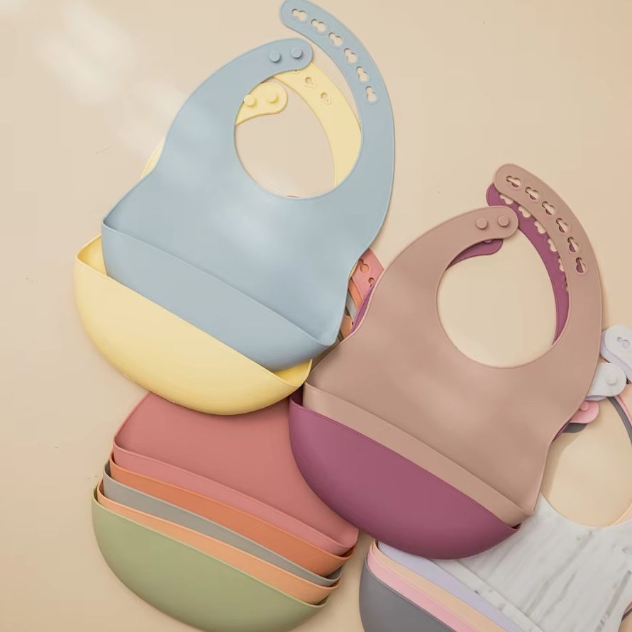 Детские нагрудники для кормлен – обзор и цена Waterproof Baby Bibs Silicone