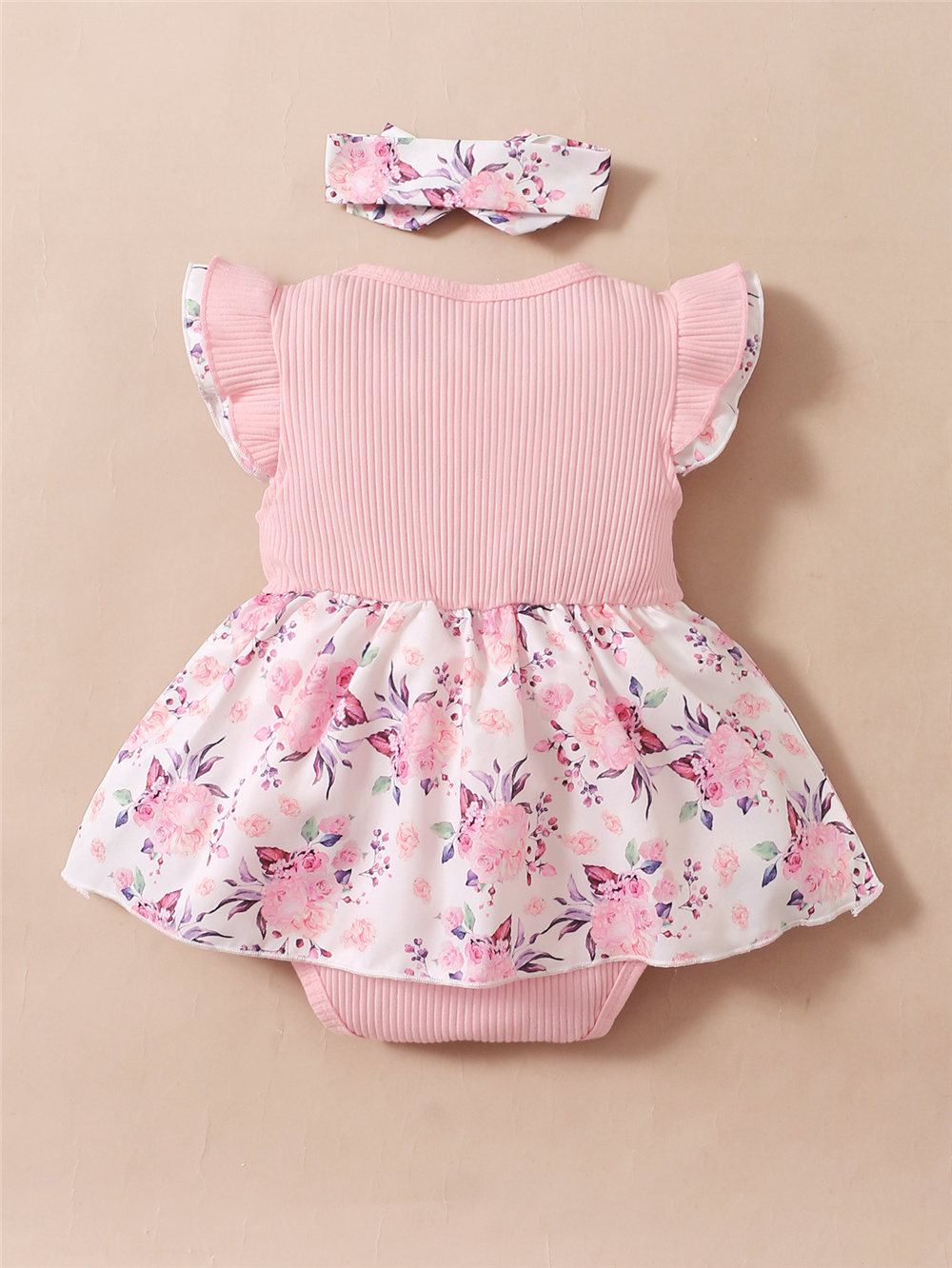 Детское летнее платье-комбинез – обзор и цена Newborn Baby Girl Romper Floral