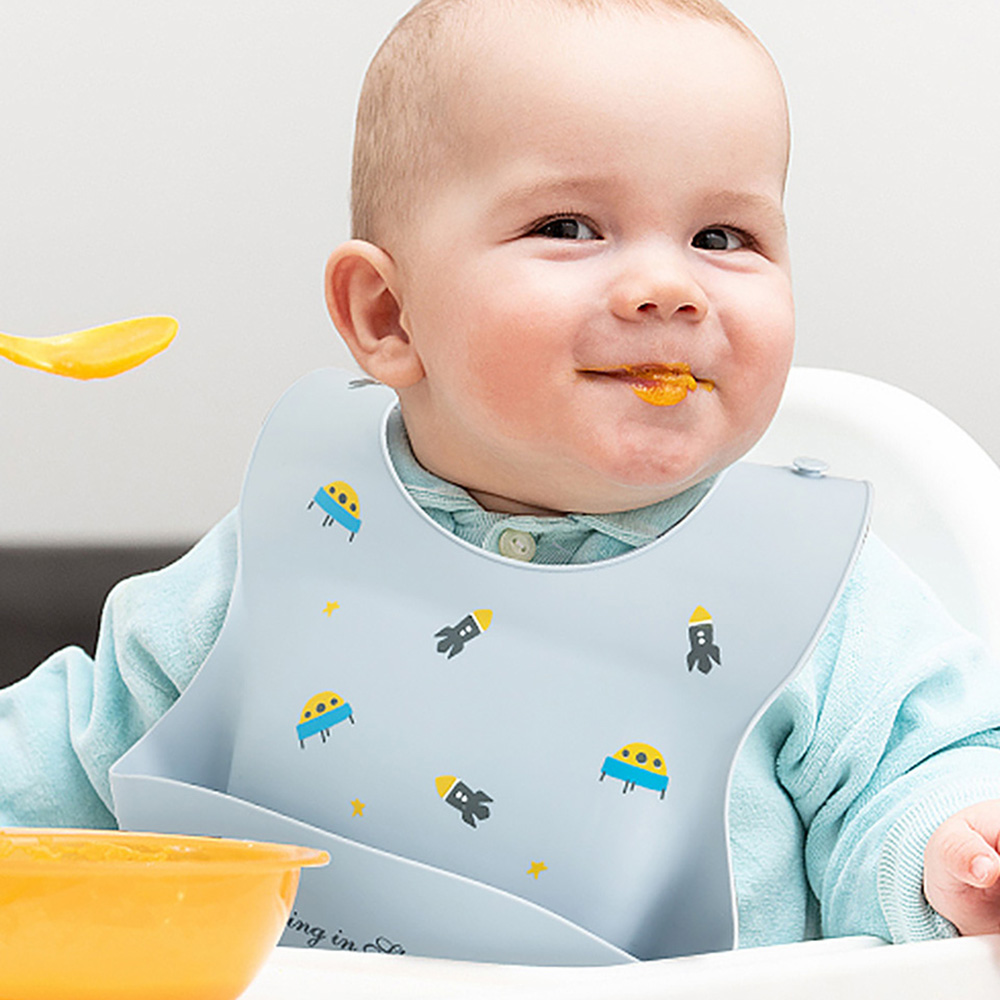 Детские нагрудники, водонепрон – обзор и цена Waterproof Baby Bibs Silicone