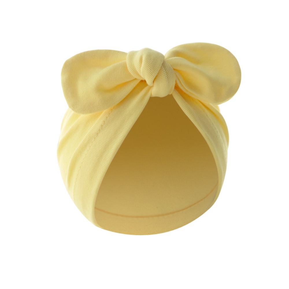 Милая шапка с цветочным узлом, – обзор и цена Infant Beanie Hat With Ears