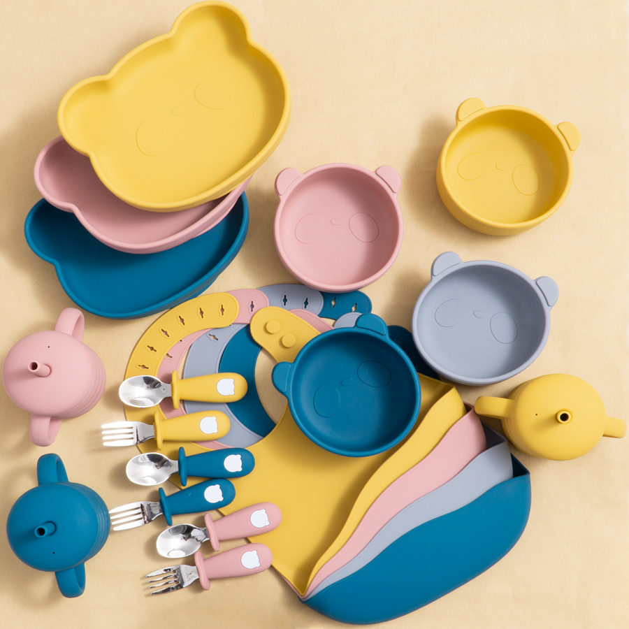 Силиконовый Набор для кормлени – обзор и цена Waterproof Baby Bibs Silicone